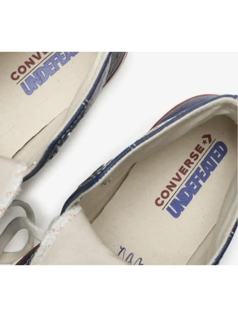 UNDEFEATED CONVERSE  LA DODGERS CHUCK SNEAKERS 8.5 - Picture 4 of 6